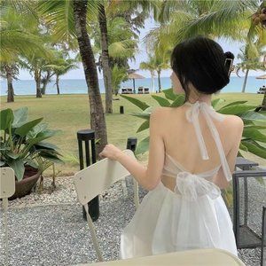 Pure desire to show the back fairy skirt design sense niche puff skirt premium s